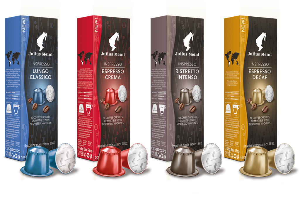 Julius Meinl Espresso Elegante compatibile NESPRESSO